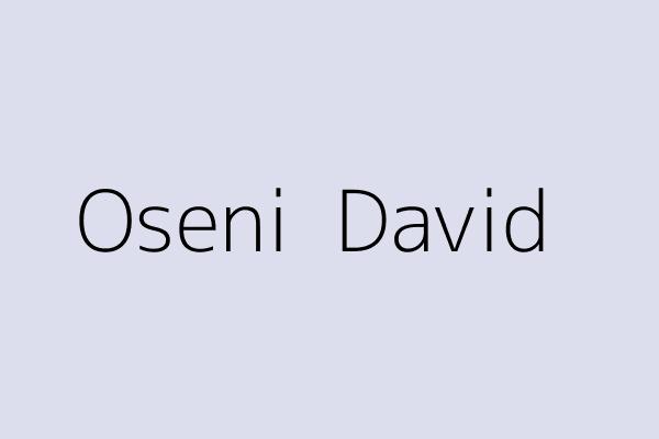 Oseni  David